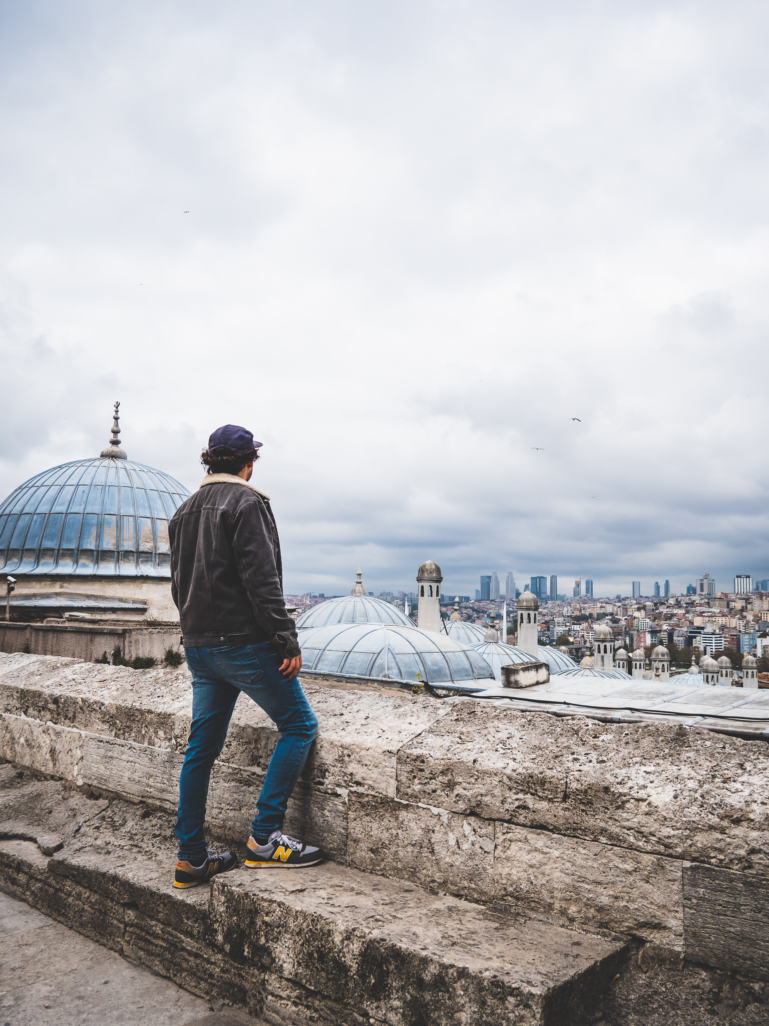 vue sur la ville d'Istanbul depuis la mosquée Souleymaniye