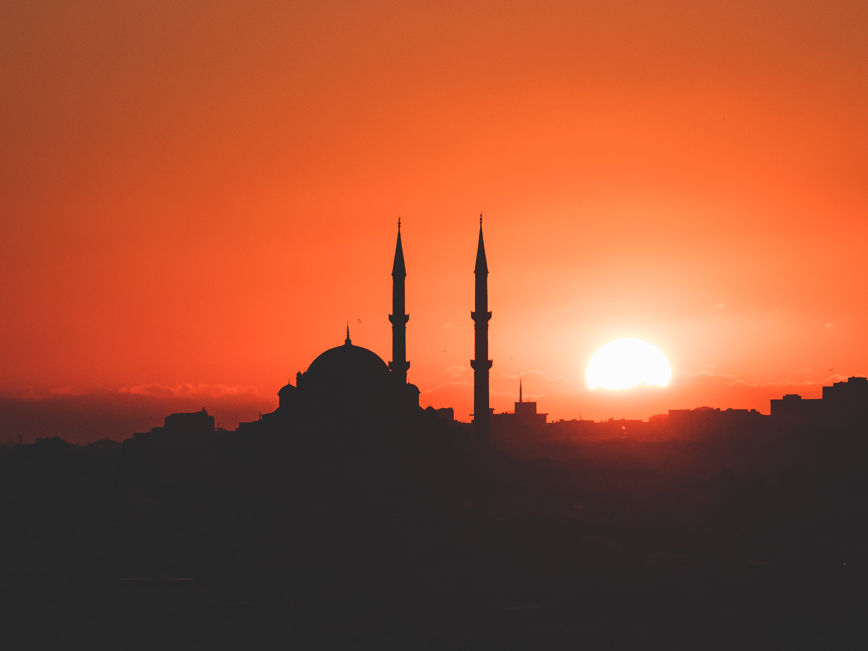 Sunset depuis la Tour de Galata à Istanbul