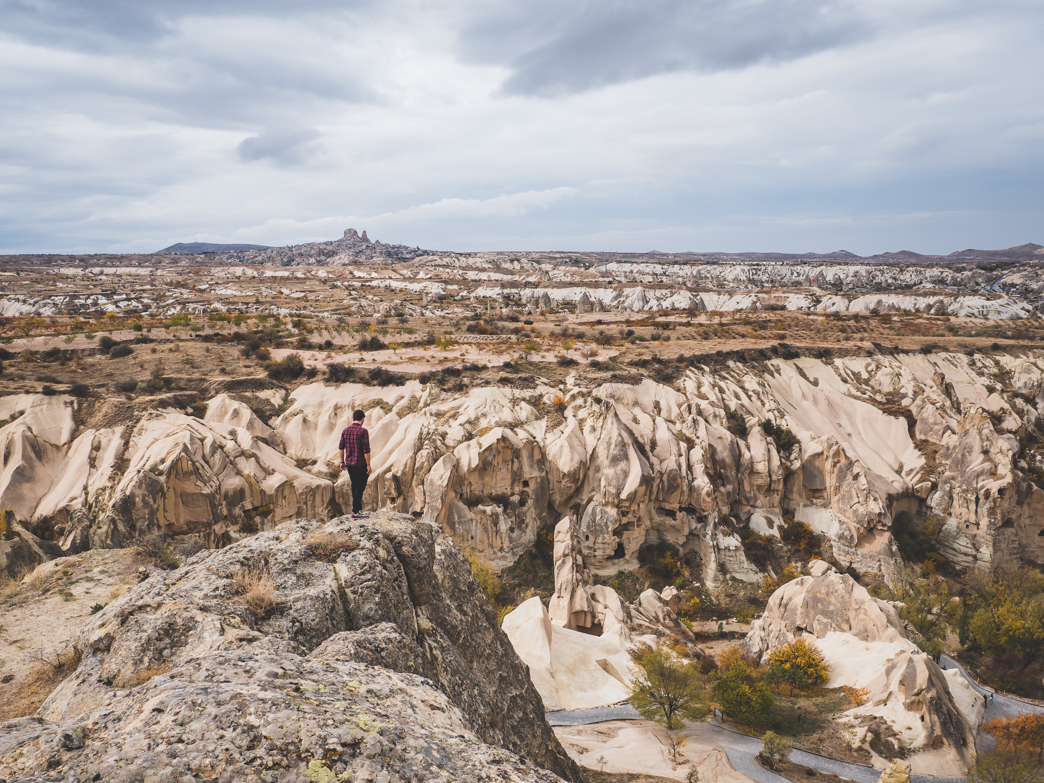 point de vue exceptionnel pour visiter la cappadoce sur le musée plein air de Goreme