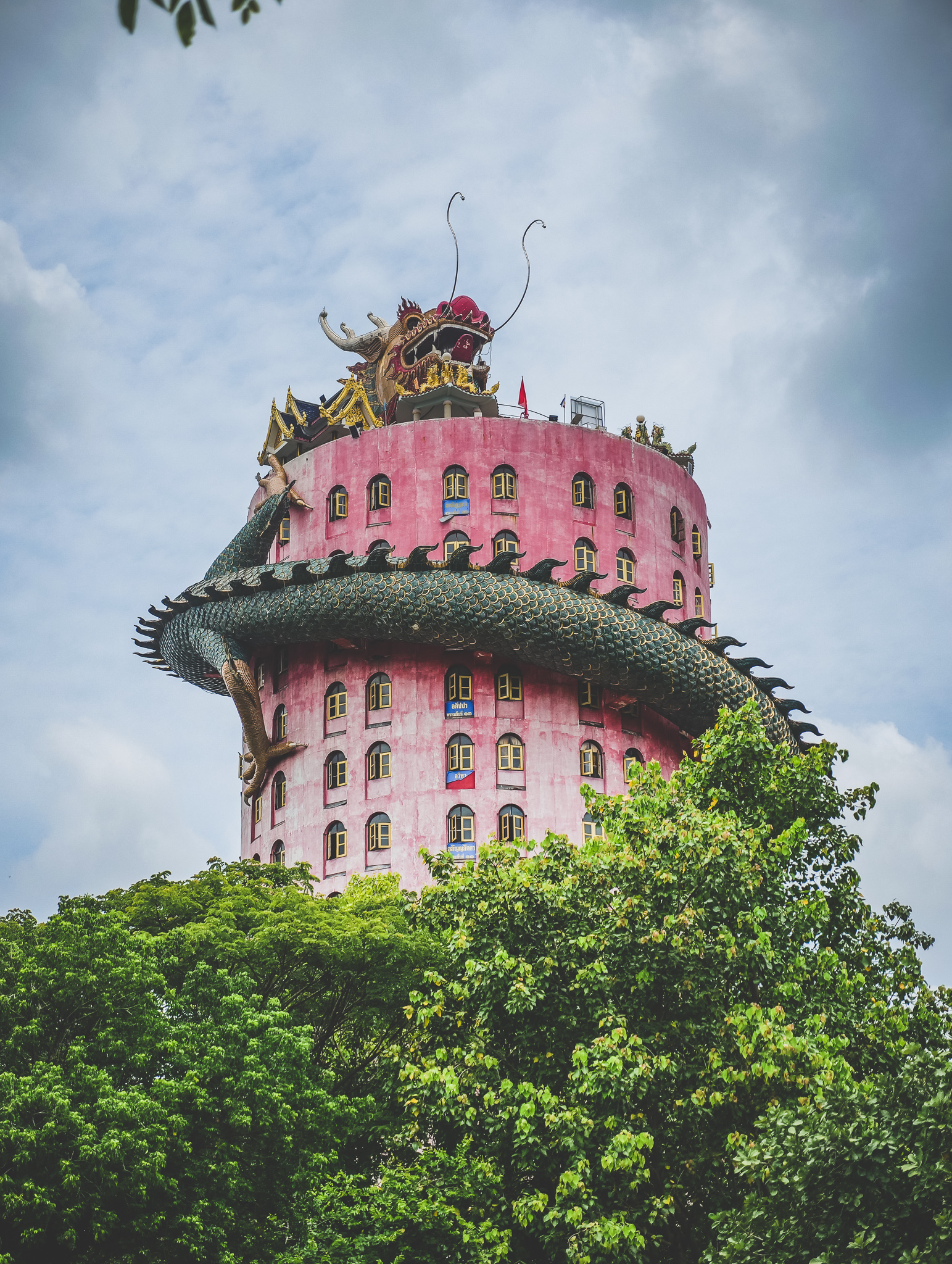 temple du dragon à bangkok