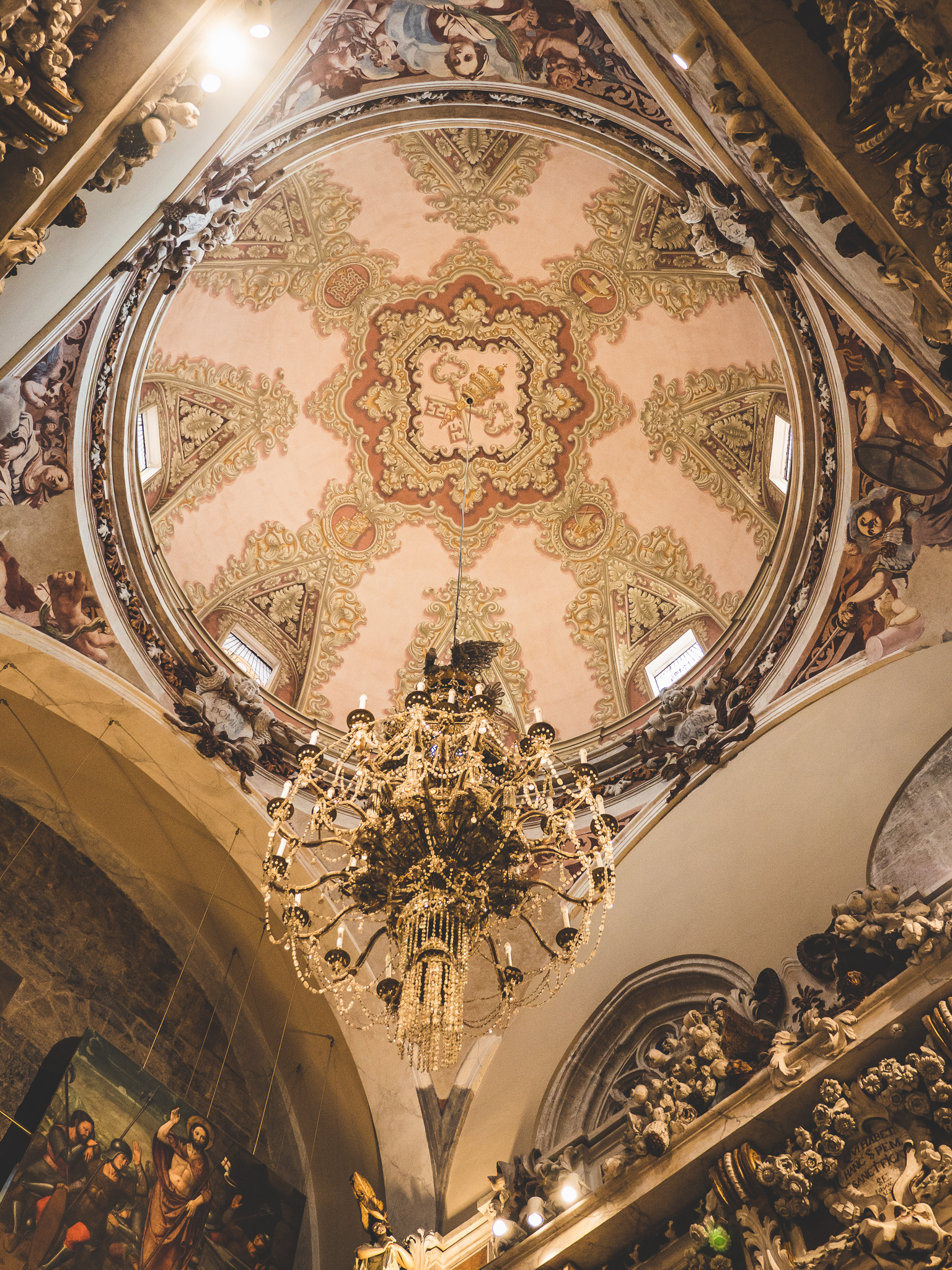 Le plafond de la cathédrale de Valencia est incroyable. 
