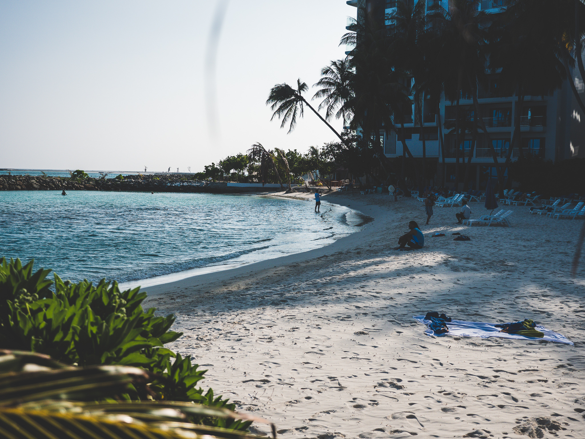 Bikini beach de l'île de Maafushi
